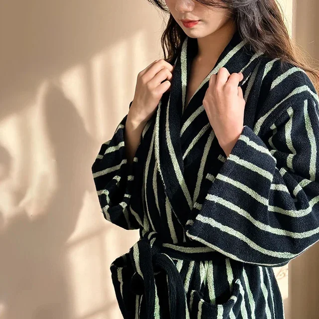robe de chambre femme boutonnée pas cher