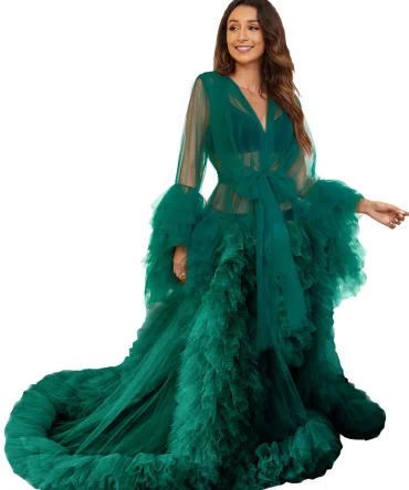 robe de chambre femme boutonnée devant longue
