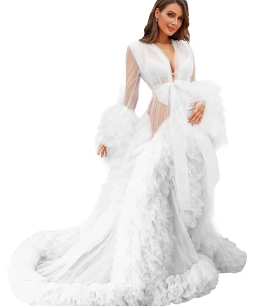 robe de chambre a bouton femme