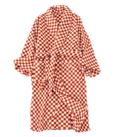robe de chambre à boutons