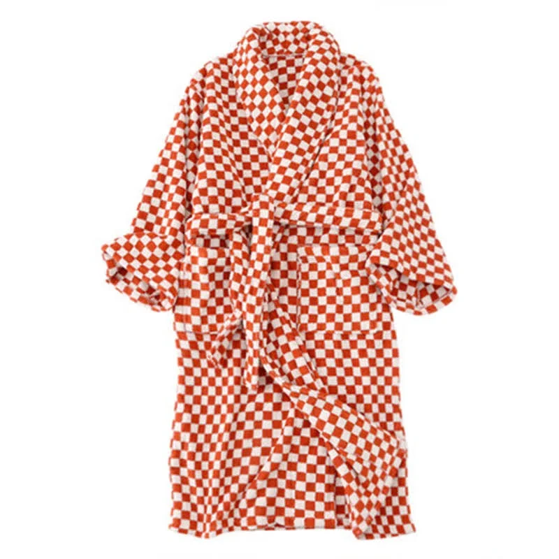robe de chambre à boutons